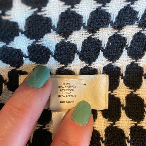 Loft black and white blazer 8p - Picture 8 of 8